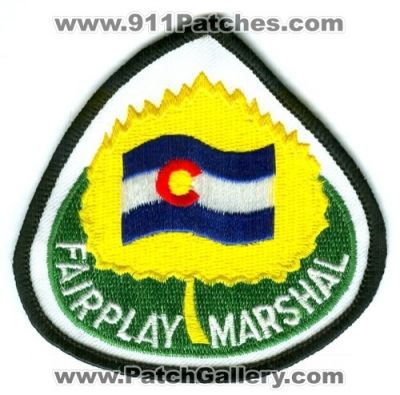 Fairplay Marshal (Colorado)
Scan By: PatchGallery.com
