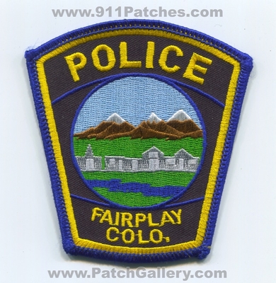 Fairplay Police Department Patch (Colorado)
Scan By: PatchGallery.com
Keywords: dept. colo.