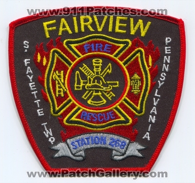 Fairview Fire Rescue Department Station 268 Patch (Pennsylvania)
Scan By: PatchGallery.com
Keywords: dept. south s. fayette township twp.
