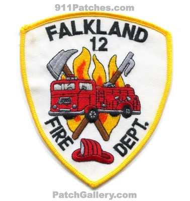 Falkland Fire Department 12 Patch (North Carolina)
Scan By: PatchGallery.com
Keywords: dept.