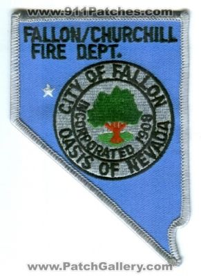 Fallon Churchill Fire Department (Nevada)
Scan By: PatchGallery.com
Keywords: dept. fallon/churchill