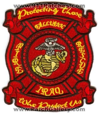 Fallujah Fire Rescue Department (Iraq)
Scan By: PatchGallery.com
Keywords: dept. military usmc protecting those who protect us
