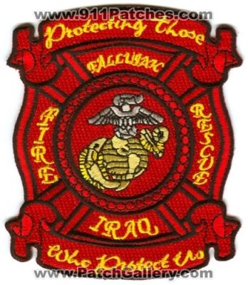 Fallujah Fire Rescue Department (Iraq)
Scan By: PatchGallery.com
Keywords: dept. military usmc protecting those who protect us