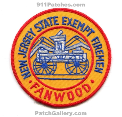 Fanwood Fire Department New Jersey State Exempt Firemen Patch (New Jersey)
Scan By: PatchGallery.com
Keywords: dept.