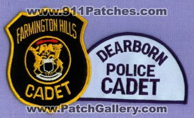 Dearborn and Farmington Hills Police Department Cadet (Michigan)
Thanks to apdsgt for this scan.
Keywords: dept.