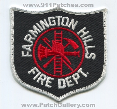 Farmington Hills Fire Department Patch (Michigan)
Scan By: PatchGallery.com
Keywords: dept.