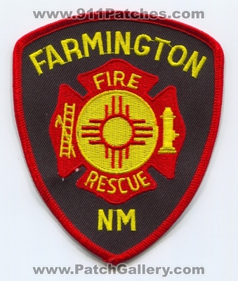 Farmington Fire Rescue Department Patch (New Mexico)
Scan By: PatchGallery.com
Keywords: dept. nm