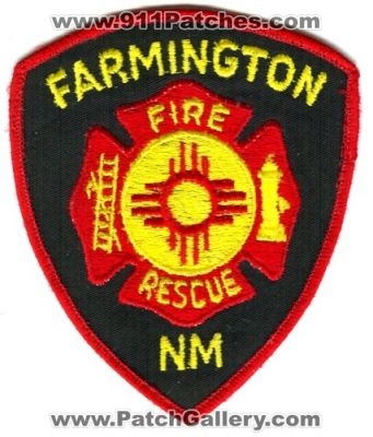 Farmington Fire Rescue Department (New Mexico)
Scan By: PatchGallery.com
Keywords: dept. nm