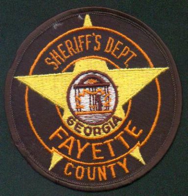 Fayette County Sheriff's Dept
Thanks to EmblemAndPatchSales.com for this scan.
Keywords: georgia sheriffs department