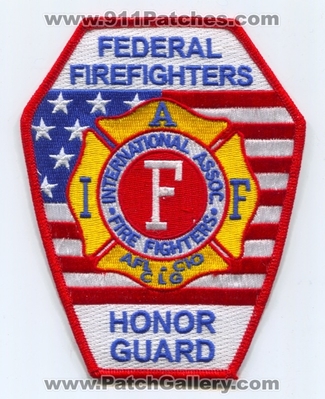 Federal Firefighters Honor Guard IAFF Patch (UNKNOWN STATE)
Scan By: PatchGallery.com
Keywords: ffs i.a.f.f. international assoc. association of firefighters union