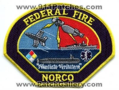 Federal Fire Department Norco (California)
Scan By: PatchGallery.com
Keywords: dept.