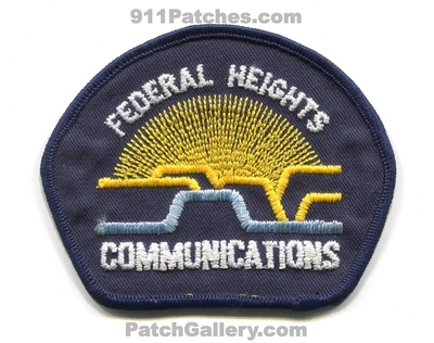 Federal Heights Communications 911 Dispatcher Patch (Colorado)
Scan By: PatchGallery.com
Keywords: fire rescue ems police department dept.