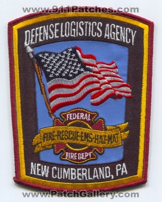 Federal Fire Department New Cumberland Defense Logistics Agency DLA Patch (Pennsylvania)
Scan By: PatchGallery.com
Keywords: dept. rescue ems haz-mat hazmat pa