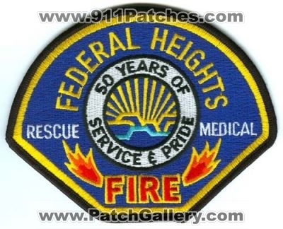 Federal Heights Fire Department Patch (Colorado)
Scan By: PatchGallery.com
Keywords: dept. rescue medical