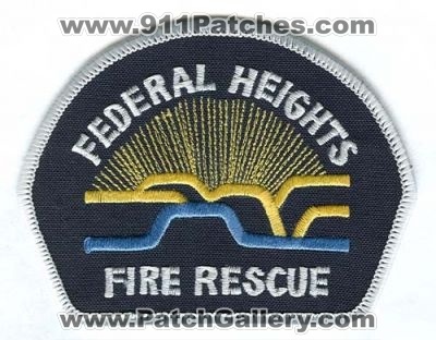 Federal Heights Fire Rescue Patch (Colorado)
[b]Scan From: Our Collection[/b]
