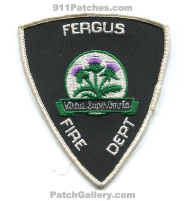 Fergus Fire Department Patch (Canada)
Scan By: PatchGallery.com
Keywords: dept.