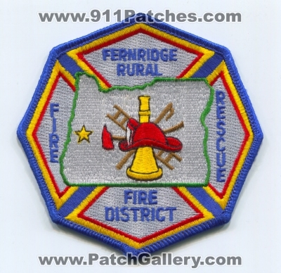 Fernridge Rural Fire District Patch (Oregon)
Scan By: PatchGallery.com
Keywords: dist. rescue department dept.