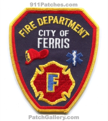 Ferris Fire Department Patch (Texas)
Scan By: PatchGallery.com
Keywords: city of dept.