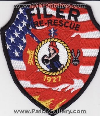 Filer Fire Rescue Department Patch (Idaho)
Thanks to Anonymous 1 for this scan.
Keywords: dept.