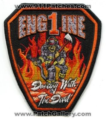 Elmont Fire Department Engine 1 Patch (New York)
[b]Scan From: Our Collection[/b]
Keywords: dept. eng1ine dancing with the devil