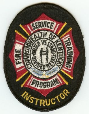 Fire Service Training Program Instructor
Thanks to PaulsFirePatches.com for this scan.
Keywords: kentucky