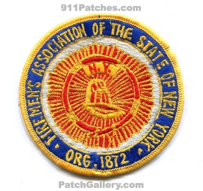 Firemens Association of the State of New York Patch (New York)
Scan By: PatchGallery.com
Keywords: assoc. assn. fire org. 1872