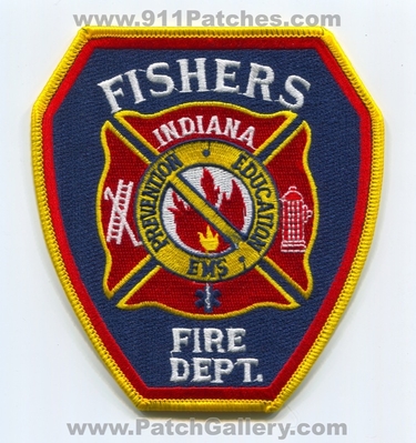 Fishers Fire Department Patch (Indiana)
Scan By: PatchGallery.com
Keywords: dept. pevention education ems