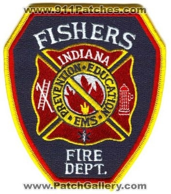 Fishers Fire Department Patch (Indiana)
Scan By: PatchGallery.com
Keywords: dept. ems prevention education