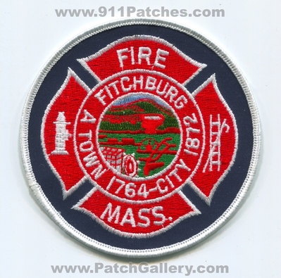 Fitchburg Fire Department Patch (Massachusetts)
Scan By: PatchGallery.com
Keywords: dept. mass. a town 1764 city 1872