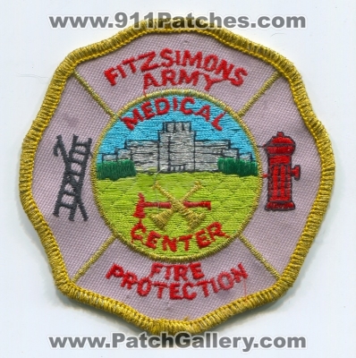 Fitzsimons Army Medical Center Fire Protection Patch (Colorado)
[b]Scan From: Our Collection[/b]
Keywords: us military prot. department dept.