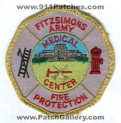 Fitzsimons Army Medical Center Fire Protection Patch (Colorado)
Scan By: PatchGallery.com
Keywords: us
