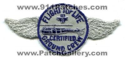 Flight For Life Certified Ground Crew Patch (Nevada)
[b]Scan From: Our Collection[/b]
Keywords: ems air medical helicopter
