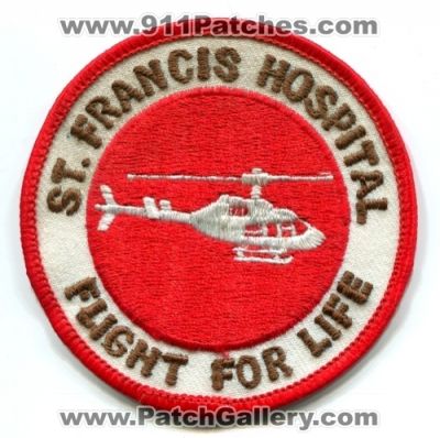 Flight for Life Saint Francis Hospital Patch (Colorado)
[b]Scan From: Our Collection[/b]
Keywords: ems st. air medical helicopter
