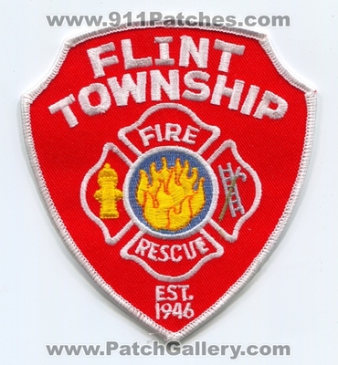 Flint Township Fire Rescue Department Patch (Michigan)
Scan By: PatchGallery.com
Keywords: twp. dept. est. 1946