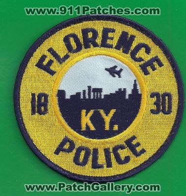 Florence Police Department (Kentucky)
Thanks to PaulsFirePatches.com for this scan.
Keywords: dept. ky.