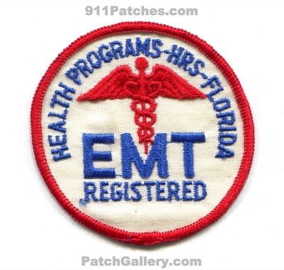 Florida State Registered EMT Health Programs Hrs EMS Patch (Florida)
Scan By: PatchGallery.com
Keywords: emergency medical technician services ambulance