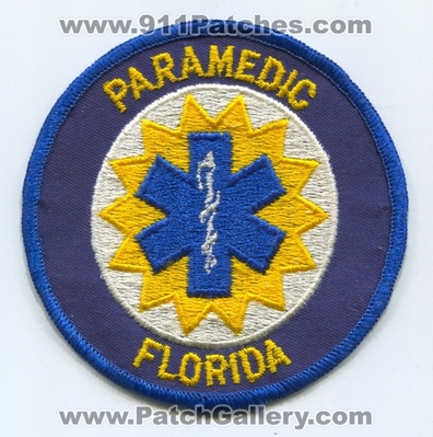 Florida Paramedic EMS Patch (Florida)
Scan By: PatchGallery.com
Keywords: state certified ambulance emergency medical services e.m.s.