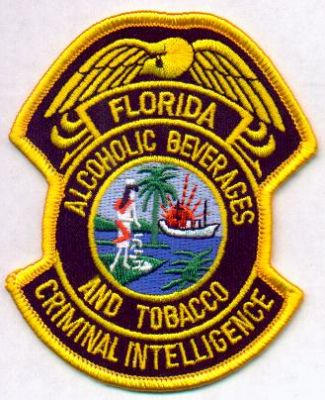 Florida Alcoholic Beverages and Tabacco Criminal Intelligence
Thanks to EmblemAndPatchSales.com for this scan.
Keywords: police