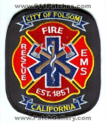 Folsom Fire Rescue EMS Department (California)
Scan By: PatchGallery.com
Keywords: dept. city of