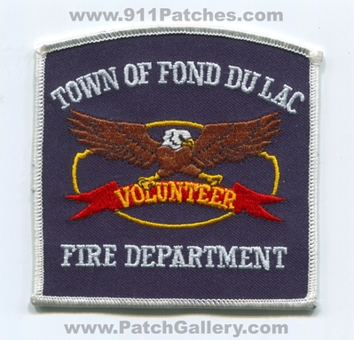 Fond Du Lac Volunteer Fire Department Patch (Wisconsin)
Scan By: PatchGallery.com
Keywords: town of vol. dept.