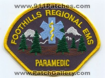 Foothills Regional EMS Paramedic (Canada AB)
Scan By: PatchGallery.com
Keywords: ambulance