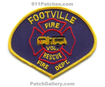 Footville Volunteer Fire Rescue Department Patch (Wisconsin)
Scan By: PatchGallery.com
Keywords: vol. dept.