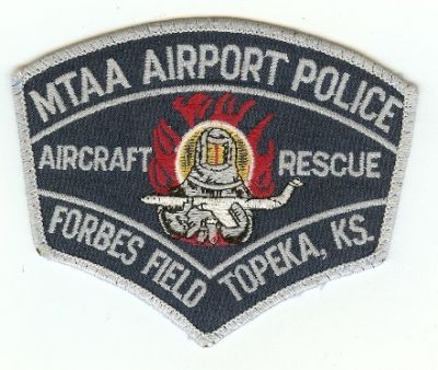 Forbes Field Aircraft Rescue
Thanks to PaulsFirePatches.com for this scan.
Keywords: kansas fire mtaa airport police cfr arff crash topeka