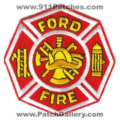 Ford Motor Company Plant Fire Department Brigade Patch (Michigan)
Scan By: PatchGallery.com
Keywords: dept. detroit