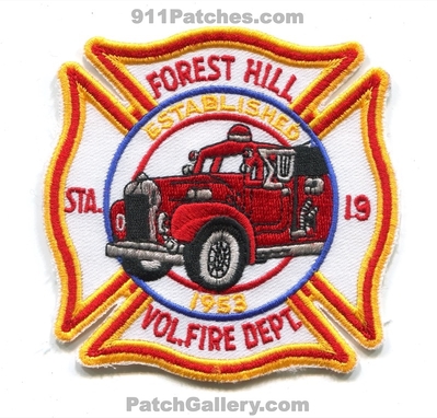 Forest Hill Volunteer Fire Department Station 19 Patch (North Carolina)
Scan By: PatchGallery.com
Keywords: vol. dept. established 1953