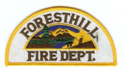 Foresthill Fire Dept
Thanks to PaulsFirePatches.com for this scan.
Keywords: california department