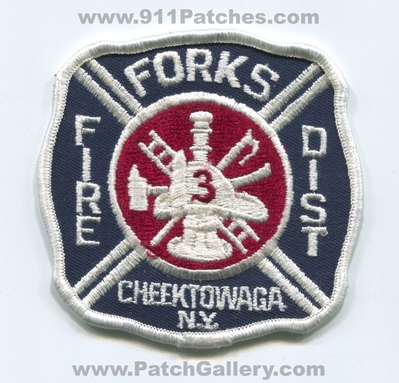 Forks Fire District 3 Cheektowaga Patch (New York)
Scan By: PatchGallery.com
Keywords: dist. number no. #3 department dept. n.y.