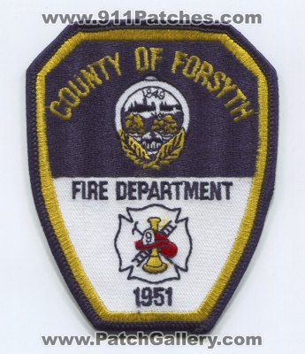 Forsyth County Fire Department Patch (North Carolina)
Scan By: PatchGallery.com
Keywords: of co. dept. 9