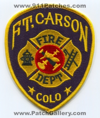 Fort Carson Fire Department Patch (Colorado)
Scan By: PatchGallery.com
Keywords: ft. dept. us army military