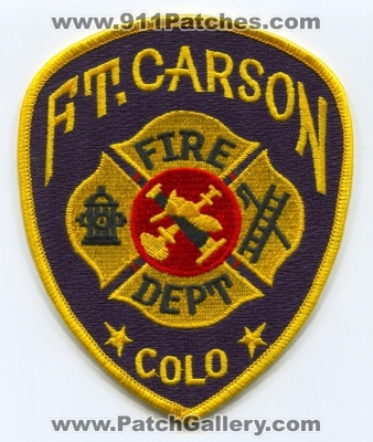 Fort Carson Fire Department Patch (Colorado)
Scan By: PatchGallery.com
Keywords: ft. dept. us army military